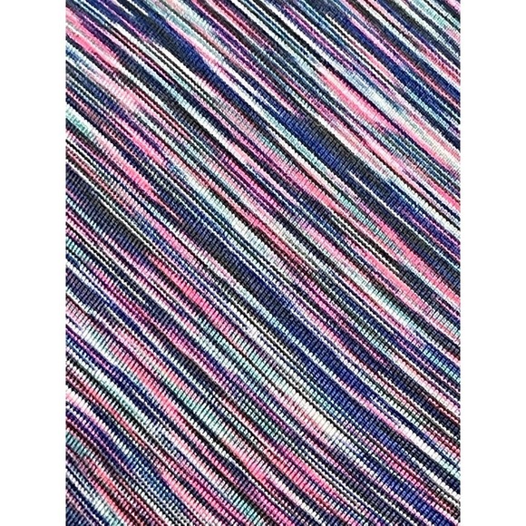 RBX Performance Womens Space-dye Multi-color Activewear Workout V-Neck Top Large - Picture 7 of 9